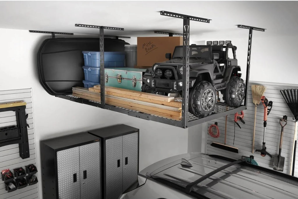 Overhead Garage Storage Rack – Heavy-Duty 270kg Capacity